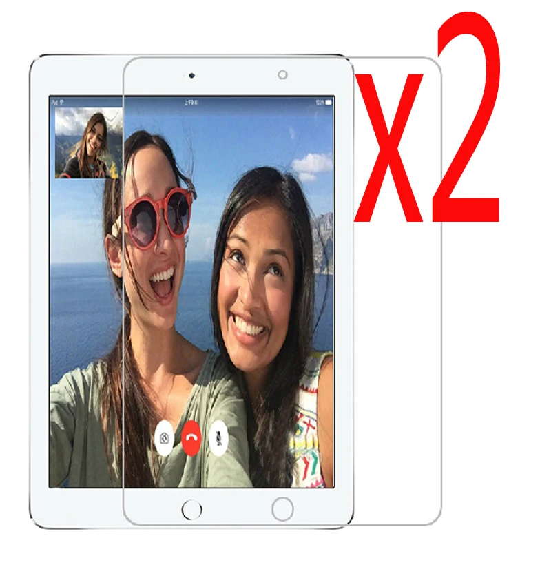 

2x Film + 2x Clothing , Retail Package Clear LCD Screen Protector Protective Films For Apple iPad Pro /iPad Plus 12.9 2015 2017