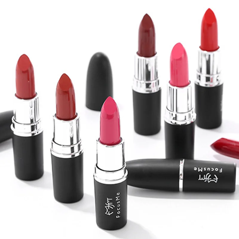 

9 Color Matte Lipstick Waterproof Long Lasting Matt Lip Stick Professional Makeup Batom Mate Velvet Nude Make Up Lipsticks