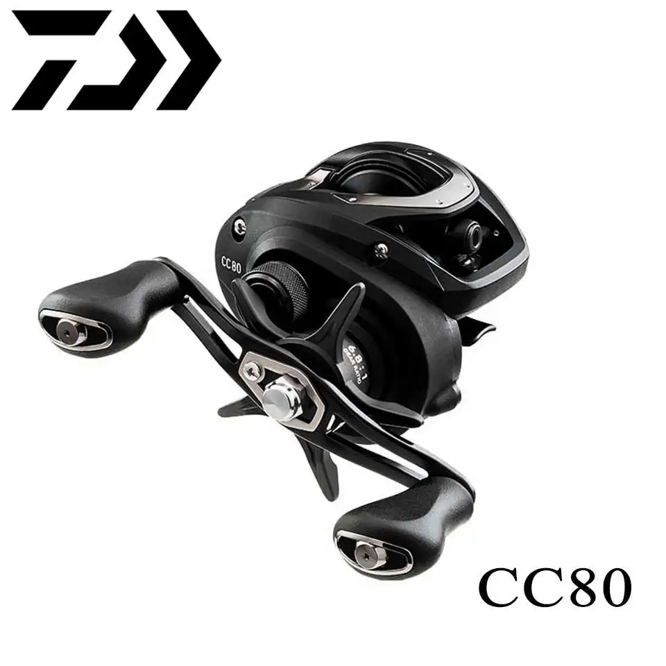 Новая Рыболовная катушка DAIWA CR80/CC80 baitcasing, 7 кг, мощность 195 г, легкий вес, снижение сопротивления, конструкция, прочность тела, плавно