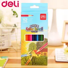 Deli 36 цветные Канцтовары высококачественные цветные карандашный рисунок живопись конфеты цвета Карандаши для школы нетоксичные для студентов