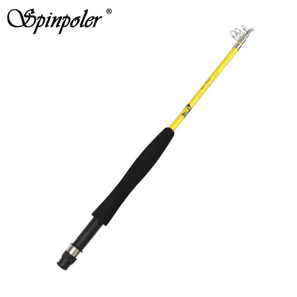 Spinpoler 6'6" Portable Telescopic Mini Fly Fishing Rod 3 5 Sections