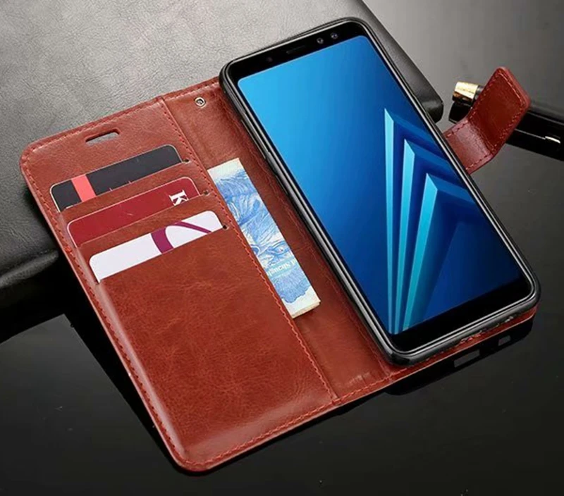 Кожаный чехол для Samsung Galaxy A10 A20 A30 A40 A50 A40S A70 A20E M10 M20 M30 S10 Plus S10E 5G A 10 20 30 50 A7 2018 флип