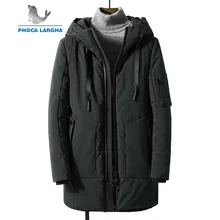 Зимние куртки мужские повседневные парки толстовки новая брендовая одежда пальто теплые толстые длинные куртки на молнии мужские размера плюс 4XL