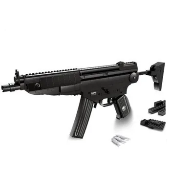 

22705 597P Arms MP5 Submachine gun Constructor Model Kit Blocks Compatible LEGO Bricks Toys for Boys Girls Children Modeling