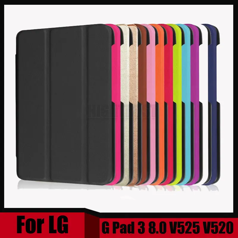 

Magnetic pu Leather Sleep/Wake up Cover Stand Case For LG G Pad 3 8.0 V525 V520 V522 / Gpad X V521 8.0 inch Tablet cases + film