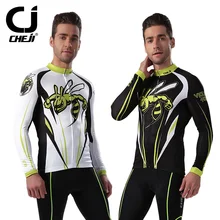 2016 Autumn thin CHEJI Women Professional Long Sleeve Cycling Jersey Suit Anti-sweat bicycle Riding Sports Clothing Sets