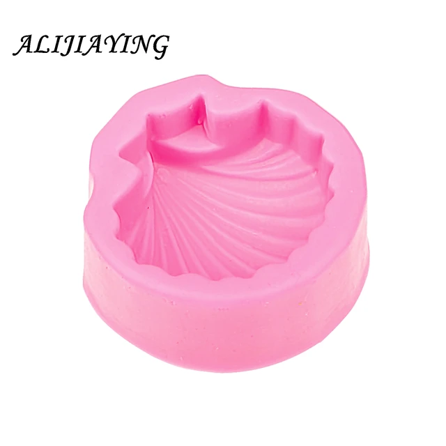 1Db 3D Nagy Héjú Kagyló Tengeri Szilikon Penész Fondant Sütemény Díszítő Szerszámok Szappan Torta Csokoládé Polimer Agyag Formák D0497 - Image 3