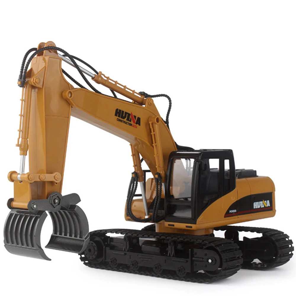 HuiNa 1570 RC Автомобиль 2 4G 1:14 экскаватор 16 каналов металлическая зарядка