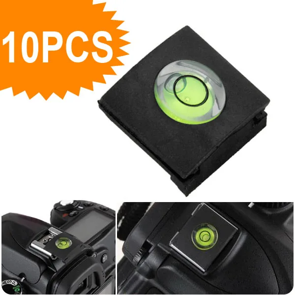 Special Offers 10 PCS Camera Accessories Universal Camera Bubble Spirit Level Hot Shoe Protector Cover for Nikon Canon Casio Fuji Samsung 