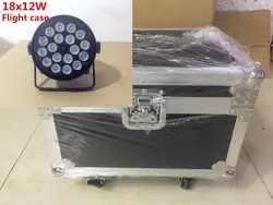 4pcs18x12W + кейс привело номинальной света RGBW 4in1 18x15 Вт LED PAR свет DMX сцены