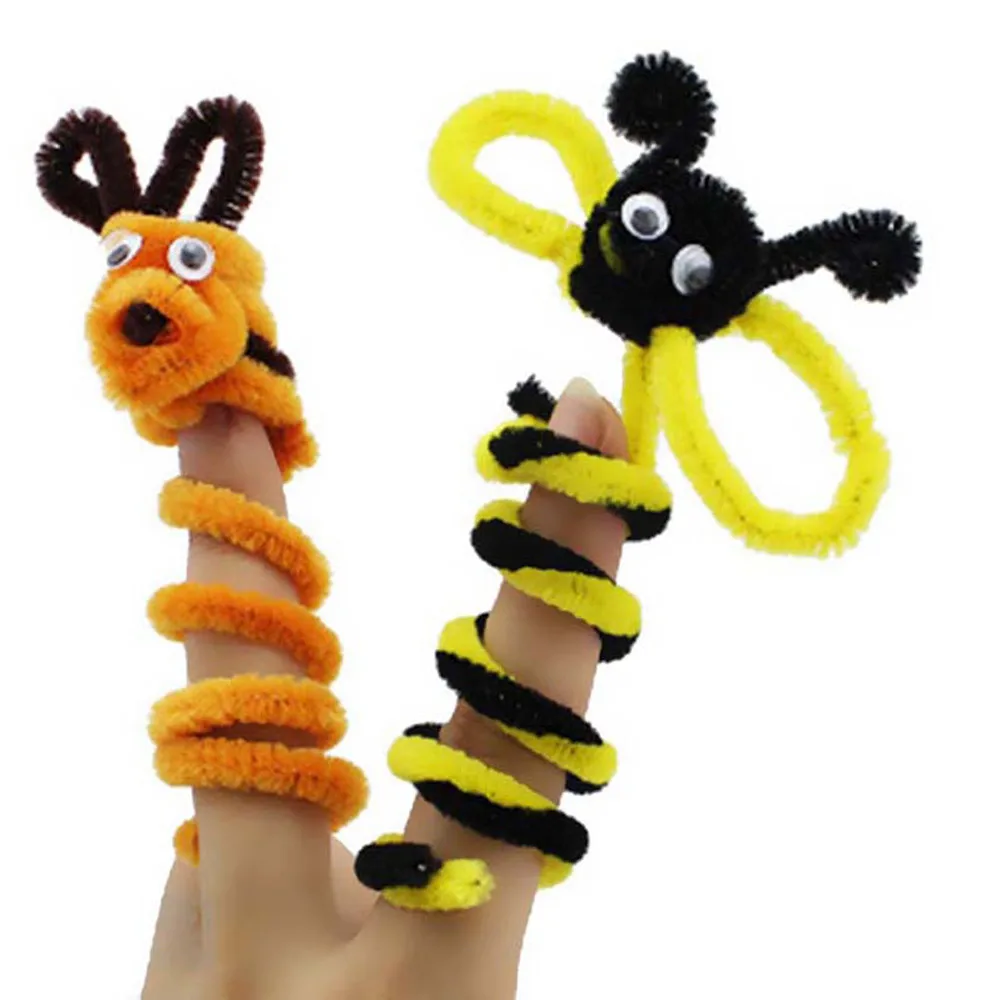 100 шт. материалы Монтессори шениль детские развивающие игрушки ремесла для детей красочные трубы очиститель игрушки ремесло