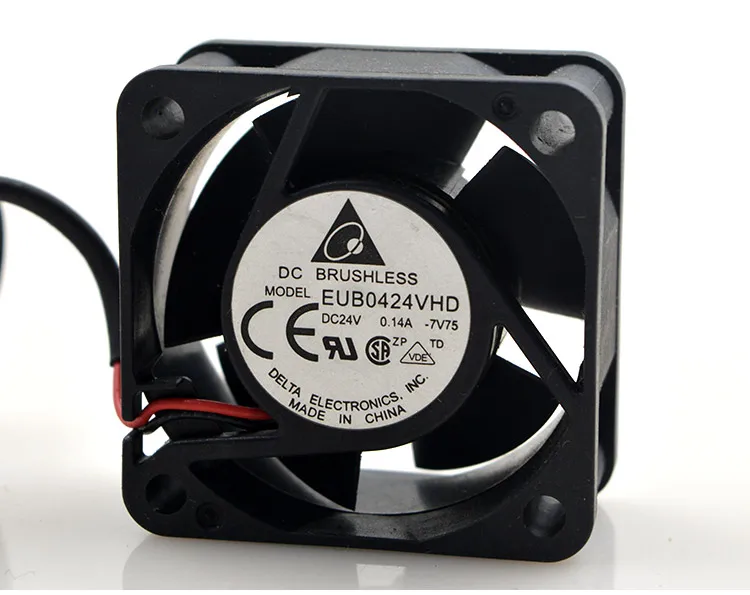 

New Original EUB0424VHD 24V 0.14A 4CM 4020 2-wire Inverter Printer Fan
