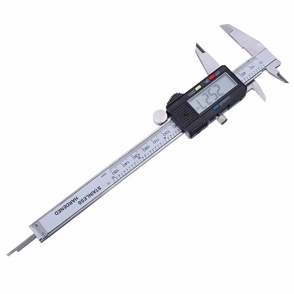 0-150 мм 0,01 мм ЖК электронный цифровой штангенциркуль 6 дюймов нержавеющая сталь правило манометр микрометр измерительный инструмент с коробкой