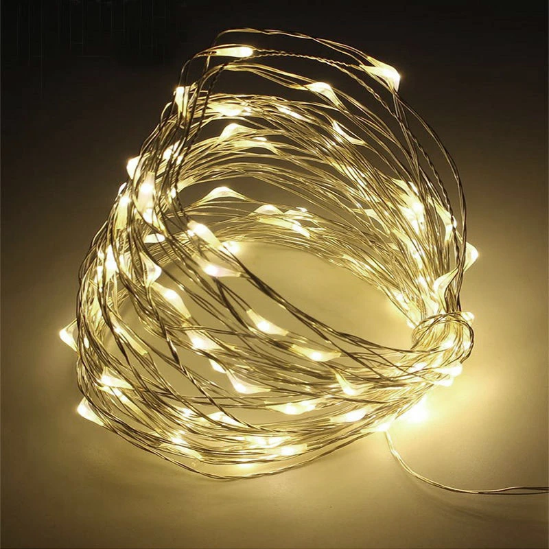 Creactive Button Battery Operated Mini Micro LED Lights String For