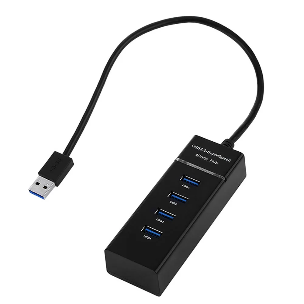 

4 Ports 5Gbps High Speed USB 3.0 Hub USB Splitter Compatible with USB 2.0 USB 1.1 Support for Andrews IPhone 6 7 Phone Charges