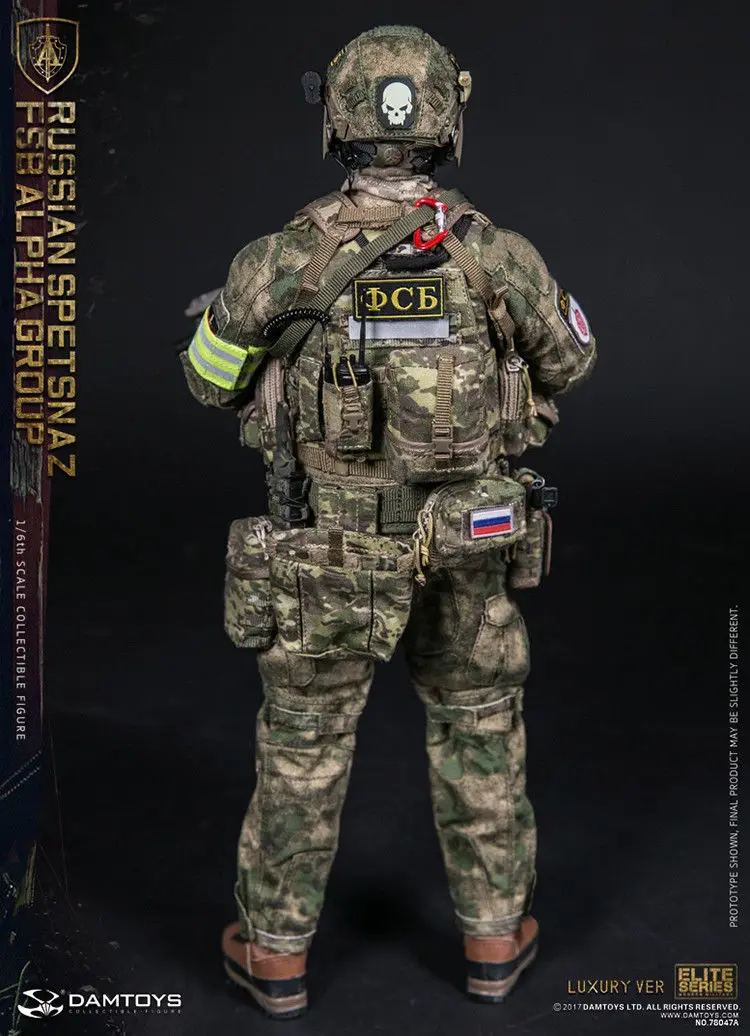 DAMTOYS плотина русский Spetsnaz Fsb Alpha Group роскошный Ver 78047 фигурка Коллекционная модель игрушки