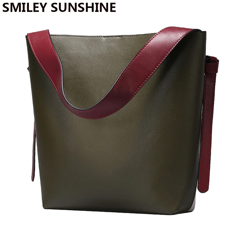 SMILEY SUNSHINE женская сумка ведро модные дизайнерские женские сумки на плечо кошельки