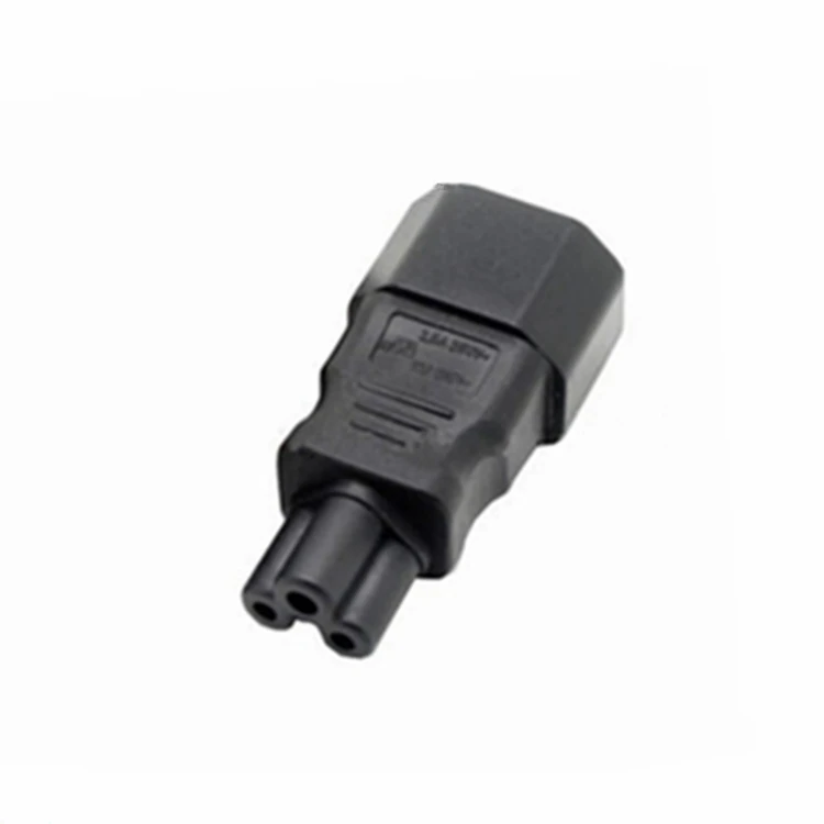 Адаптер питания для ноутбука IEC320 C14 male to C5 female черный медный 10 А 250 В адаптер