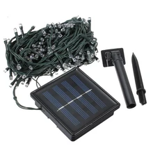 Солнечные полосы наружные огни 12 м 100led светодиодная гирлянда Сказочный свет Рождественские гирлянды Вечерние огни садовые лампы на солнечной энергии