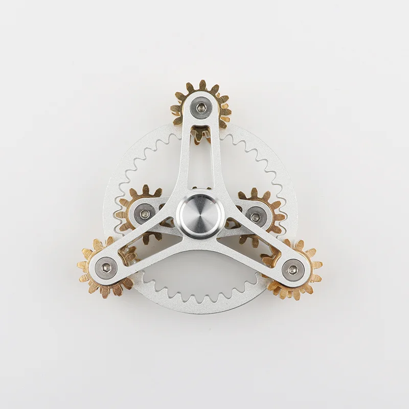 Tri-Spinner Hot Wheels зубчатое соединение, высококачественный металлический Спиннер, ручной Спиннер, антистресс, игрушки для взрослых - Цвет: yin3
