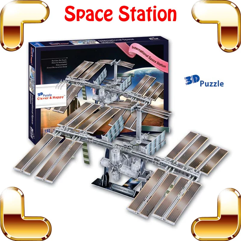 New DIY Gift International Space Station 3D Model