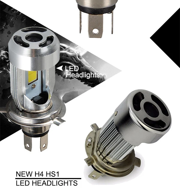 H4 HS1 LED HEADLIGHT for Motocycle  (2)