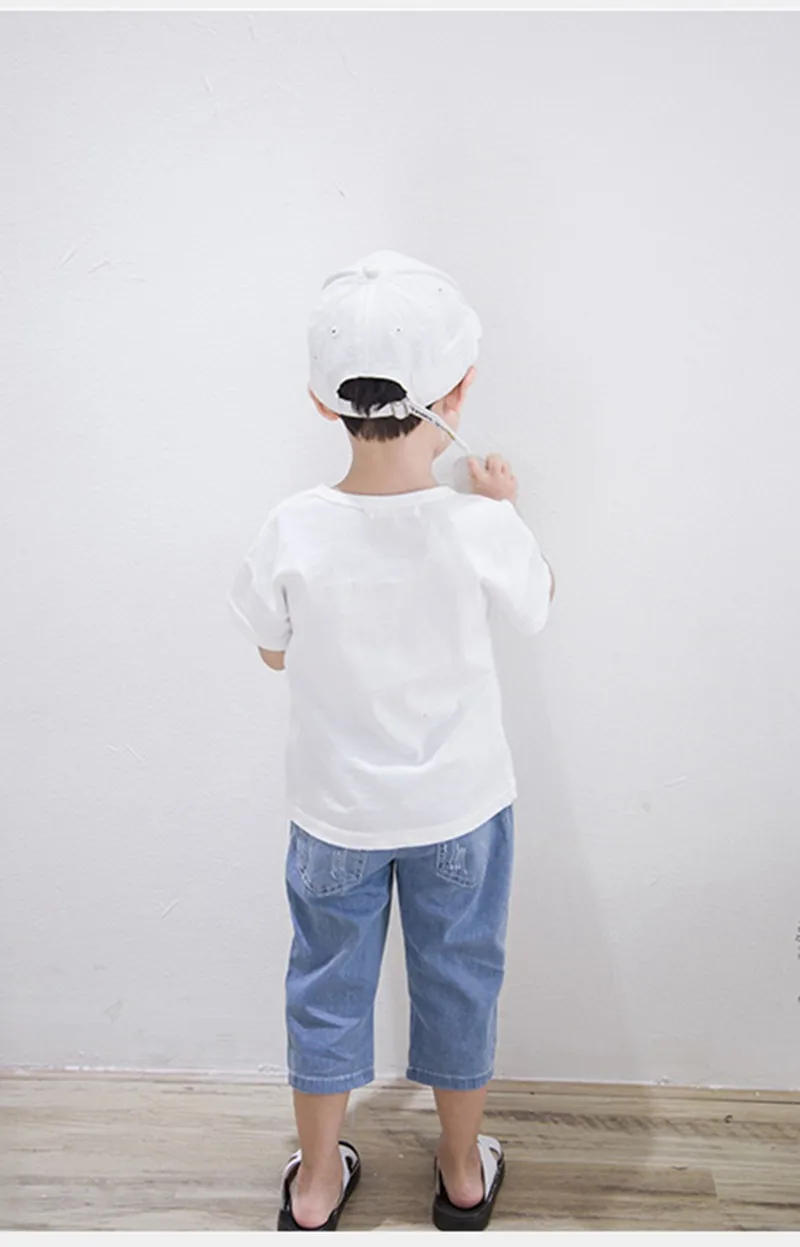COOTELILI Cute Animal Dinosaur Girls Tops Kawaii Pattern Boys Clothes Summer Short Sleeve Boys T-Shirt Children's Cartoon Shirts (4)