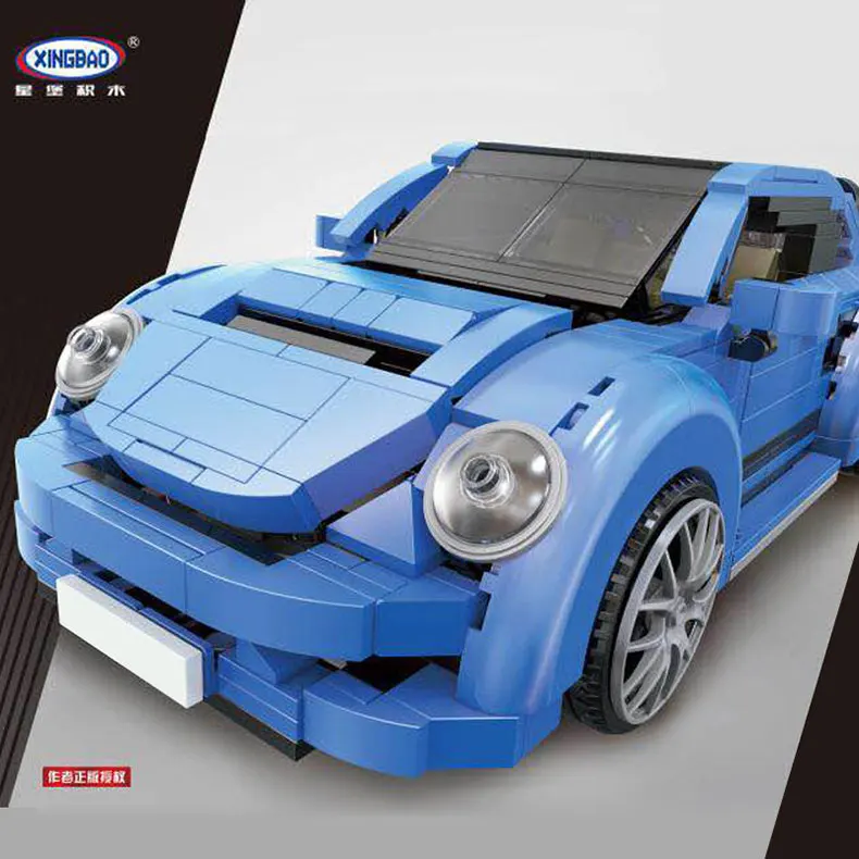 

XB 03015 944Pcs Building Blocks Bricks New Genuine Creative MOC Technic Series The Beetle Car Set Children Educational Toys