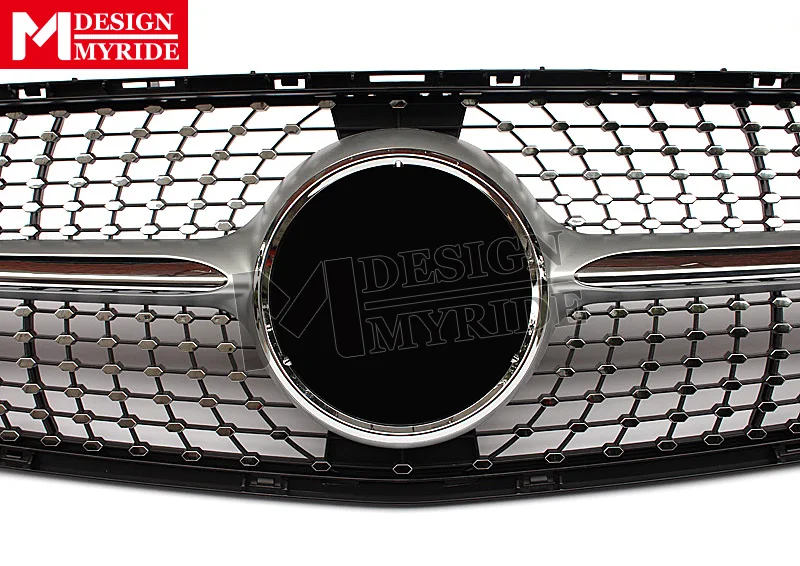 X156 grill GLA Class GLA45 look silver GLA180 GLA200 grills без знака для предварительной обработки лица