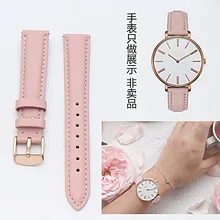 14 мм 15 мм 16 мм 17 мм 18 мм 19 мм 20 мм ремешок из натуральной кожи розового золота, ремешок для часов, розовый, синий и серый женские часы
