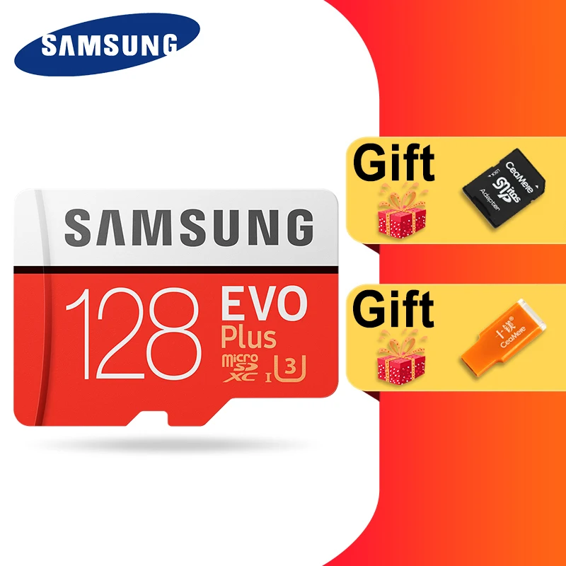 SAMSUNG 100 Original Micro sd Card 256G 128GB 64GB 100Mb s Class10 U3 U1 SDXC Grade 1