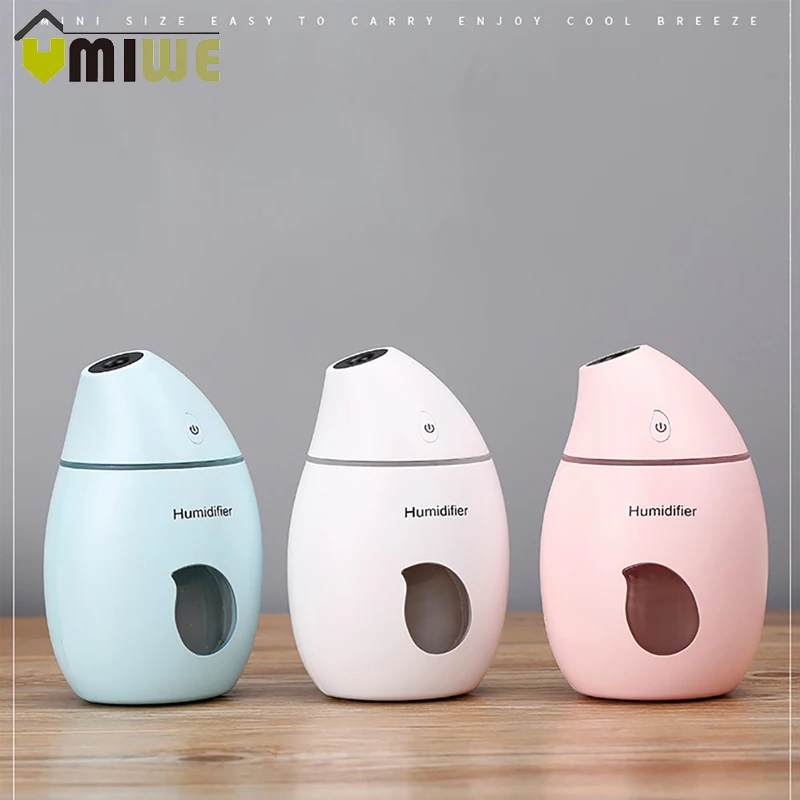 

160ml USB Night Light Air Humidifier Car Humidifier Mini Air Freshener Air Humidifier Aroma Diffuser Mist Maker for Home Car Use