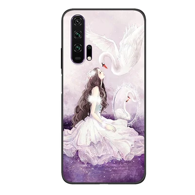 Серый Чехол для huawei Honor 20 Pro силиконовый мягкий чехол задняя крышка для huawei Honor 20 Pro милые Мультяшные узорчатые телефонные чехлы - Цвет: Серый