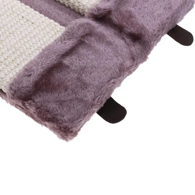 Folding Funny Cat Scratch Toy Catnip Sisal Hemp Kitten Cat Scratching Post Training Toy Sofa Wall Corner Scratcher Pad Mat Board