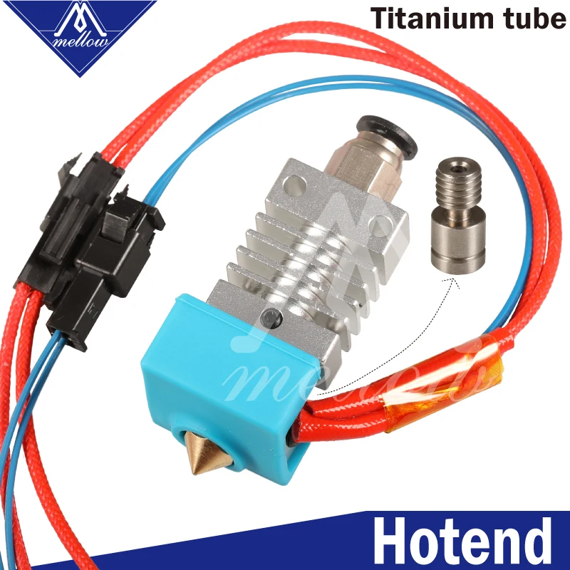 

CR10 All Metal Hotend Extruder Kit Flexible Titanium Heat break Creality CR-10 CR-10S micro swiss 3D Printer with Silicone Sock