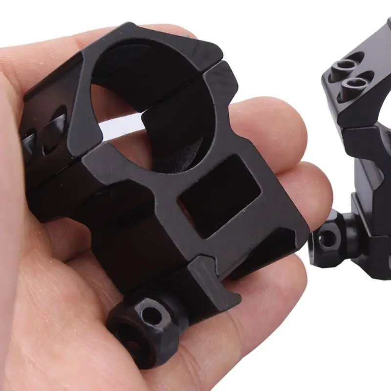 

2pcs /lot 25.4mm Scope Ring High Profile Fit for 20mm Picatinny Weaver Rail Mount Flashlight Holder Hunting Accessories