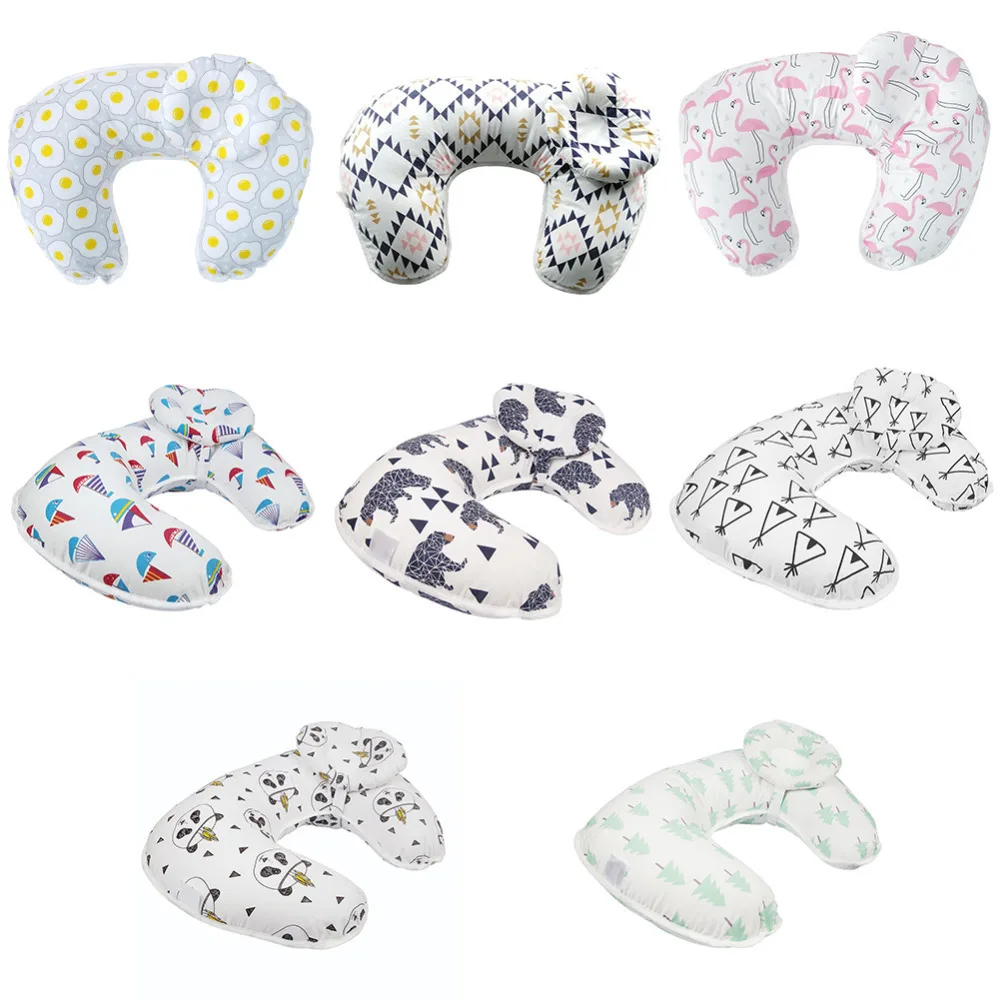 

Multi-functional U-shape Baby Pillow Soft Pure Cotton Feeding Breastfeeding Nursing Pillow Anti Slip For Infant Baby Care