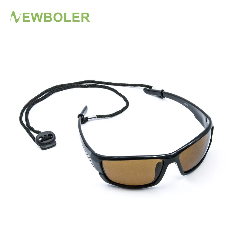 NEWBOLER Polarized Fishing Sunglasses Yellow Brown Lenses Night Version Men Glasses Outdoor Sport Driving Cycling Eyewear
