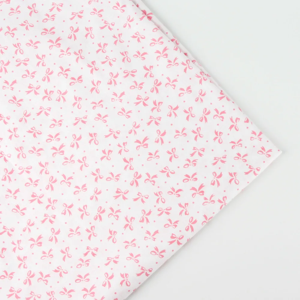

0.5mx158cm/piece printed Bow pattern cotton fabric tilda for baby bedding clothing tecido quilting sewing tecidos para roupa