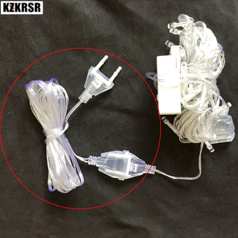 

new 3M Extender Wire Extension Cable EU/US plug for LED String Light Christmas Lights Garden Home Wedding Party Decoration