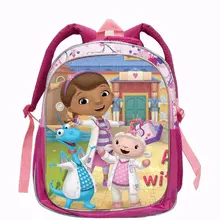 12/16 дюйма с изображением мультипликационных персонажей для детей с героями мультфильма «Доктор Плюшева» книжная сумка для мальчиков и девочек, школьные сумки для подростков Mochila школьный рюкзак для детей, мальчиков