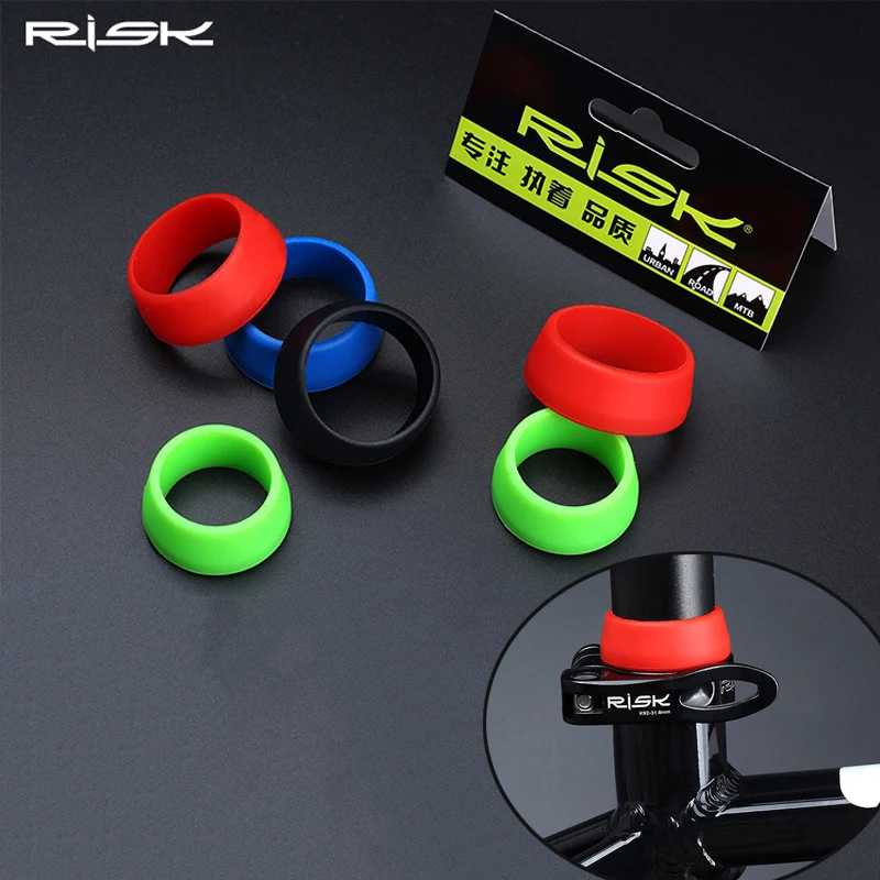 

1pc Silicon Gel Bike SeatPost Ring 2 Size Dustproof Waterproof Protective Cover for 25.4/27.2/30.4/30.8/30.9/31.6/33.9 Seatpost
