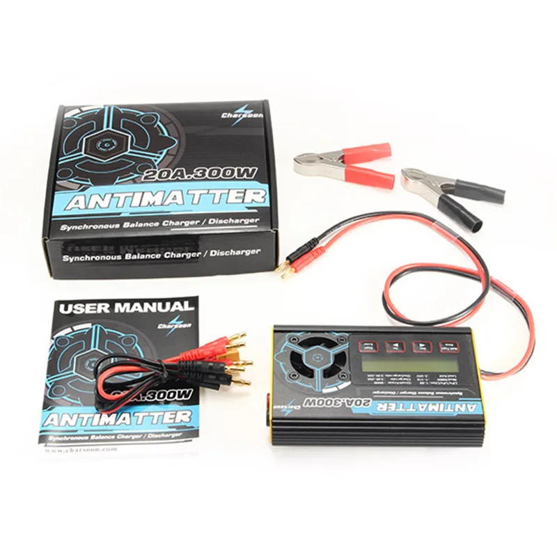 Зарядное устройство Charsoon Antimatter 300 Вт 20A зарядное для LiPo NiCd PB батарея с разъемом