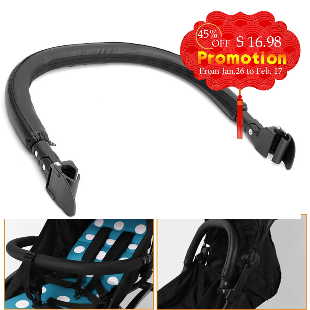 Baby Stroller Accessories Trolley Armrests Bumper Bar Handlebar With Pu