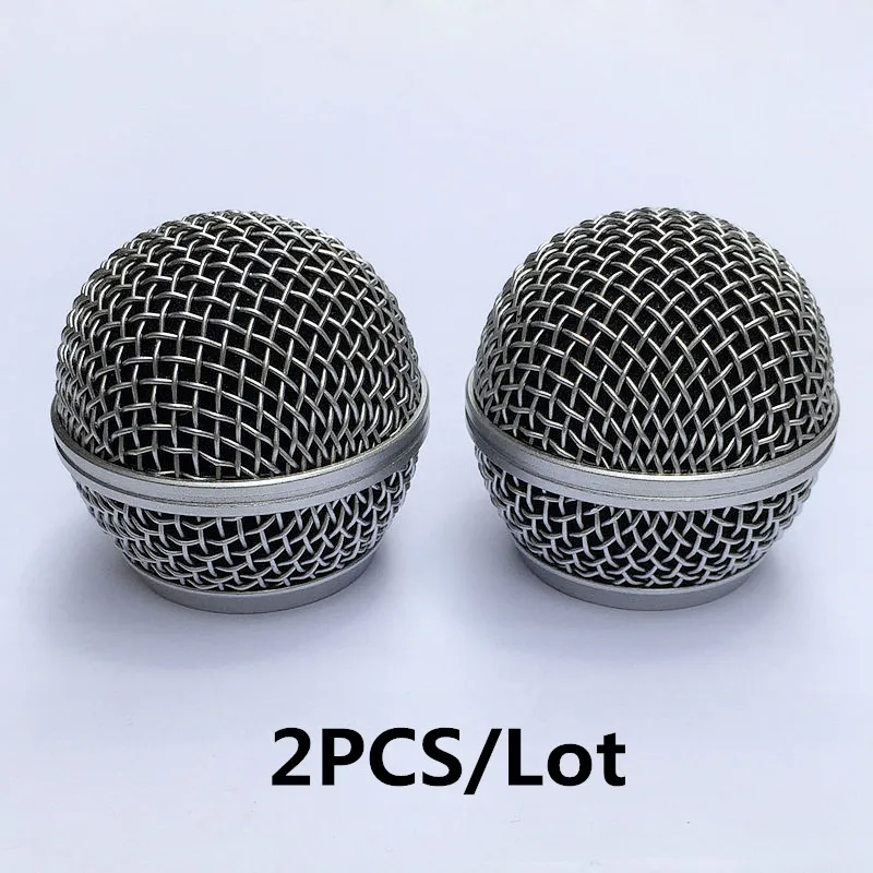 

Finlemho Microphone Shield Mesh Accessories Covers 2PCS Windscreen Ball Head Grill SM58LC For Handheld Microphone Wireless