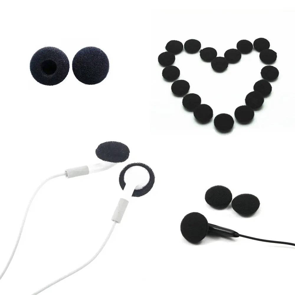 15mm Soft Foam Earbud Cushion Replacement Headphone Headset Ear Pads