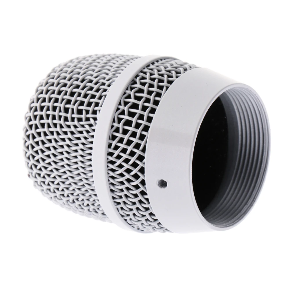 Mesh Wireless Handheld Microphone Mic Grill Head Silver for BBS 666B 1100 1200 Microphone Parts