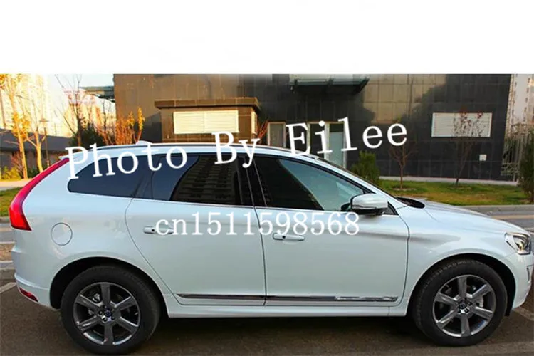 

Free Shipping EMS Fedex Suitable FOR OEM VOLVO XC60 2013 2014 2015 Chrome ABS door Side Molding Trim