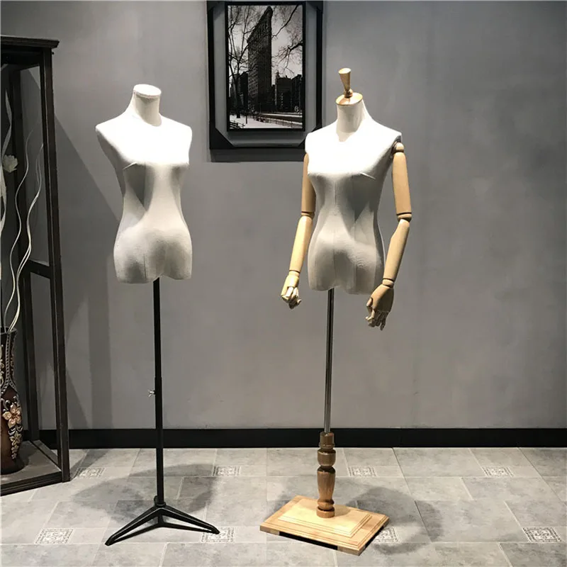 Props Female Half Body Mannequin Adult Woman Clothes Dress Display