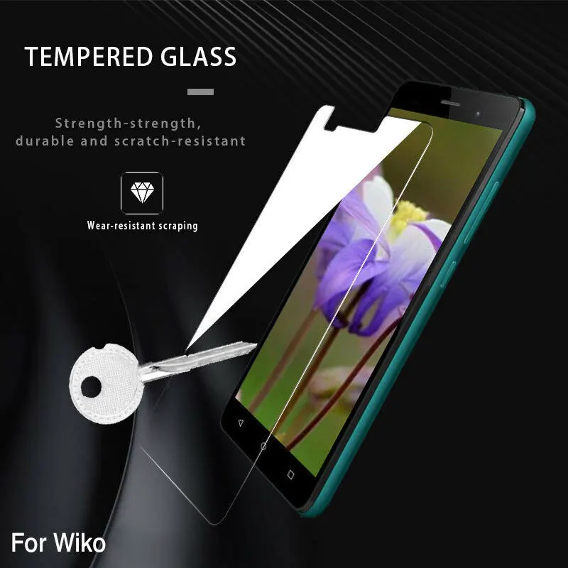 9H Tempered Glass For Wiko Y80 Y60 View 3 Lite Lenny 4 Screen Protector Protective Film For Wiko Sunset Tommy Sunny 3 Plus/Mini